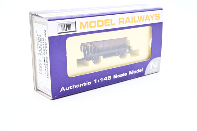 Dapol N Gauge NB-033B BR Dogfish Wagon No.993367 - Rusty, Boxed