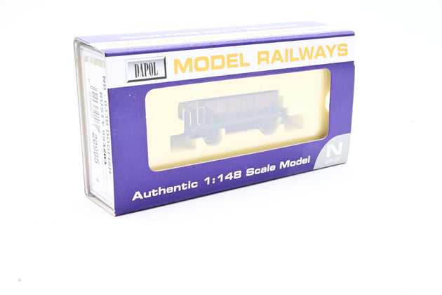 Dapol N Gauge NB-033D BR Dogfish Wagon No.993203 - Rusty, Boxed