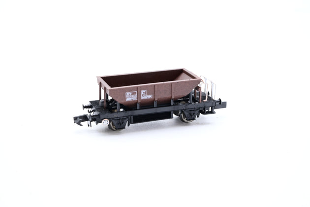 Dapol N Gauge NB-033J BR Dogfish Wagon No.993422 - Rusty, Boxed