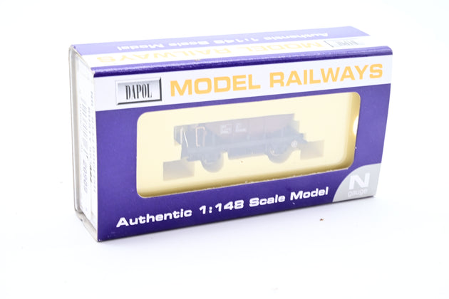 Dapol N Gauge NB-033J BR Dogfish Wagon No.993422 - Rusty, Boxed