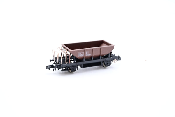 Dapol N Gauge NB-033F BR Dogfish Wagon No.993457 - Rusty, Boxed