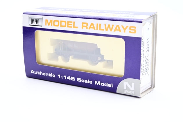 Dapol N Gauge NB-033F BR Dogfish Wagon No.993457 - Rusty, Boxed