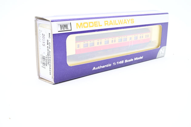 Dapol N Gauge NC-026 BR Crimson & Cream Autocoach No.W190W - Boxed