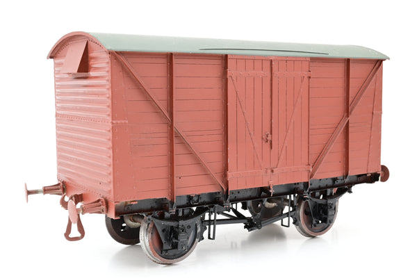 Kit Built Gauge 1 1:32 Scale Brown Ventilated Van - Boxed