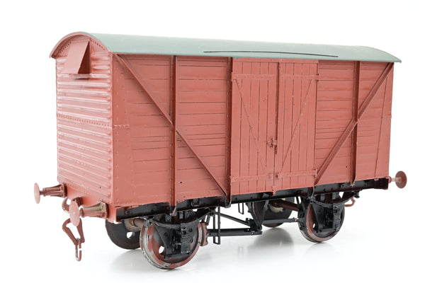 Kit Built Gauge 1 1:32 Scale Brown Ventilated Van - Boxed