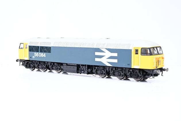 Hornby OO Gauge R3181 BR Large Logo Blue Class 56 No.56084 - Boxed
