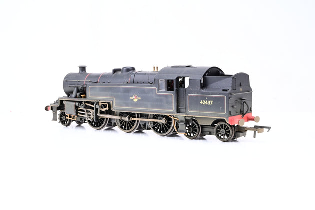 Hornby OO Gauge R2637 BR Black Late Crest Stanier Class 4P No.42437 - Factory Weathered, Boxed