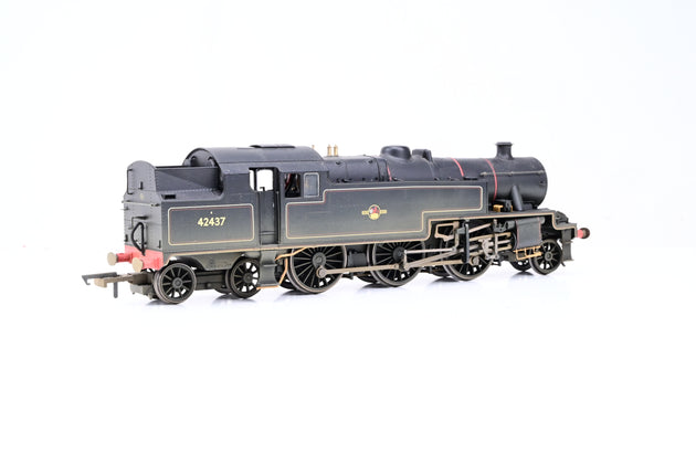 Hornby OO Gauge R2637 BR Black Late Crest Stanier Class 4P No.42437 - Factory Weathered, Boxed