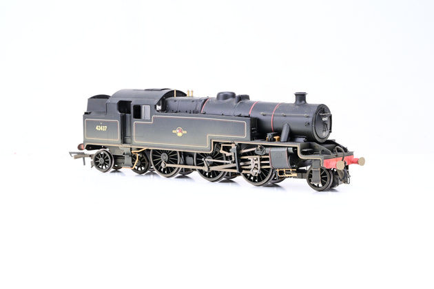 Hornby OO Gauge R2637 BR Black Late Crest Stanier Class 4P No.42437 - Factory Weathered, Boxed