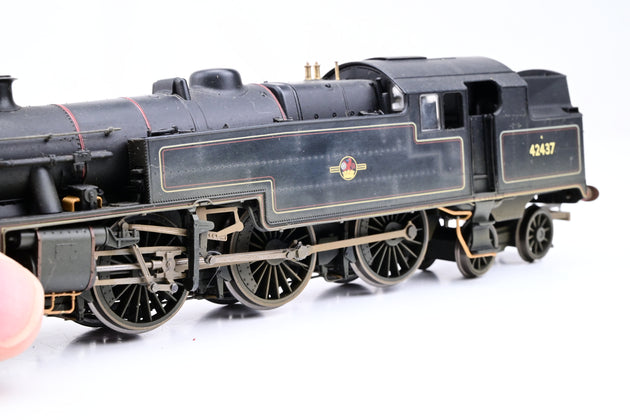 Hornby OO Gauge R2637 BR Black Late Crest Stanier Class 4P No.42437 - Factory Weathered, Boxed