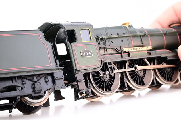 Hornby OO Gauge BR Green Late Crest County Class No.1014 'County of Glamorgan' - Renamed, Renumbered, Boxed