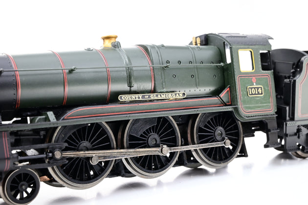 Hornby OO Gauge BR Green Late Crest County Class No.1014 'County of Glamorgan' - Renamed, Renumbered, Boxed