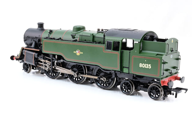 Bachmann OO Gauge 32-353 BR Green Late Crest 2-6-4T Standard Class 4MT No.80135 - Boxed
