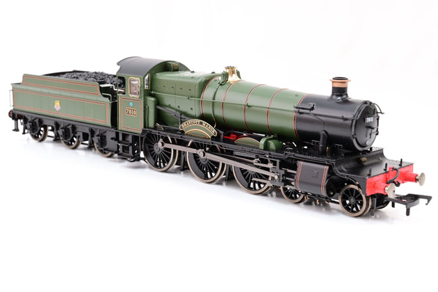 Dapol OO Guage 4S-001-006S 4-6-0 Manor Class Draycott Manor BR Lined Early Crest No.7810 - DCC Sound, Boxed