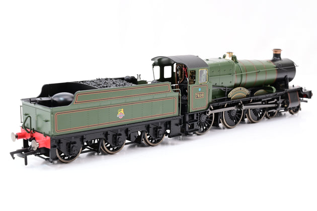Dapol OO Guage 4S-001-006S 4-6-0 Manor Class Draycott Manor BR Lined Early Crest No.7810 - DCC Sound, Boxed