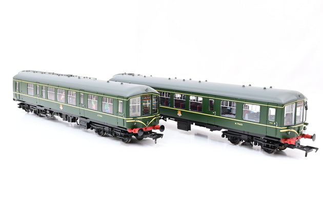 Bachmann OO Gauge 32-516A  BR Green Derby Lightweight 2-Car DMU - Boxed