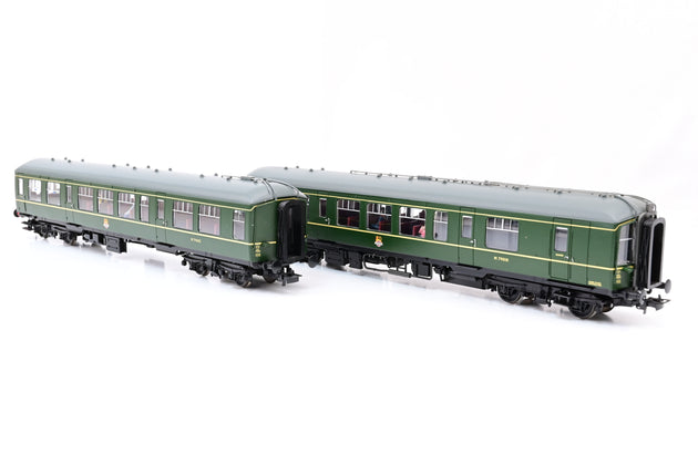Bachmann OO Gauge 32-516A  BR Green Derby Lightweight 2-Car DMU - Boxed