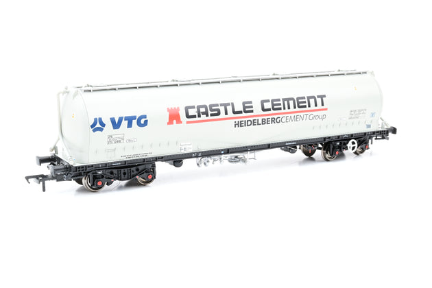 Bachmann OO Gauge 38-201 'VTG / Castle Cement' JPA Bogie Cement Wagon No.12461 - Boxed