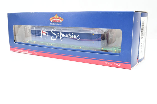Bachmann OO Gauge 37-314 Intermodal Bogie Wagons with Two 45ft Containers 'Safmarine' - Boxed