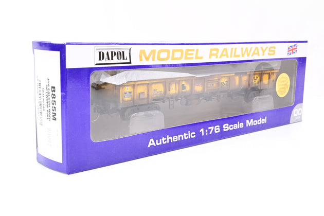 Dapol OO Gauge B855M Network Rail JNA Falcon Wagon NO.NLU29348 - Weathered, Boxed