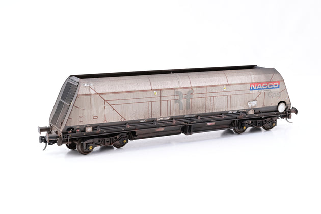 Accurascale OO Gauge 2646NAC1 Cutdown HYA Twin Pack NACCO (Era 11) Graffiti - Weathered, Boxed