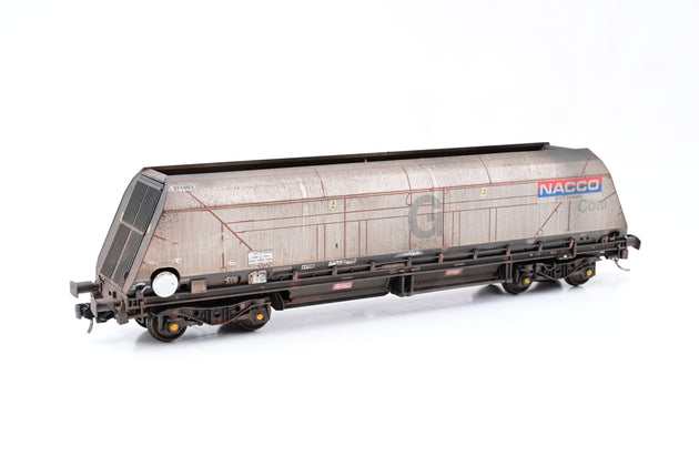 Accurascale OO Gauge 2646NAC1 Cutdown HYA Twin Pack NACCO (Era 11) Graffiti - Weathered, Boxed