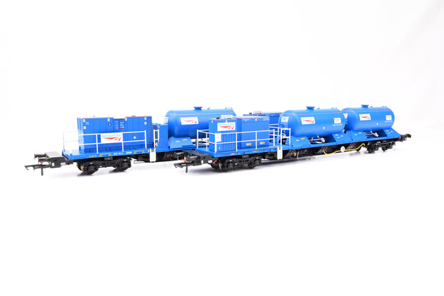 Hattons OO Gauge H4-RHTT-001 Rail Head Treatment Train 'Sandite' w/ 2 Wagons & Sandite Modules - Boxed