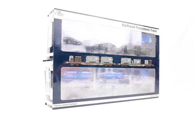 Hattons OO Gauge H4-RHTT-001 Rail Head Treatment Train 'Sandite' w/ 2 Wagons & Sandite Modules - Boxed