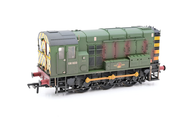 Bachmann OO Gauge 35-925 BR Green Class 08 No.08923 - Weathered, Boxed