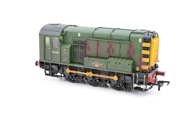 Bachmann OO Gauge 35-925 BR Green Class 08 No.08923 - Weathered, Boxed