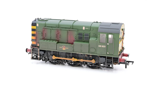 Bachmann OO Gauge 35-925 BR Green Class 08 No.08923 - Weathered, Boxed
