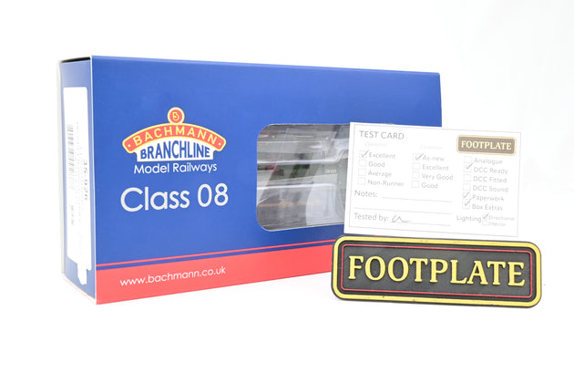 Bachmann OO Gauge 35-925 BR Green Class 08 No.08923 - Weathered, Boxed