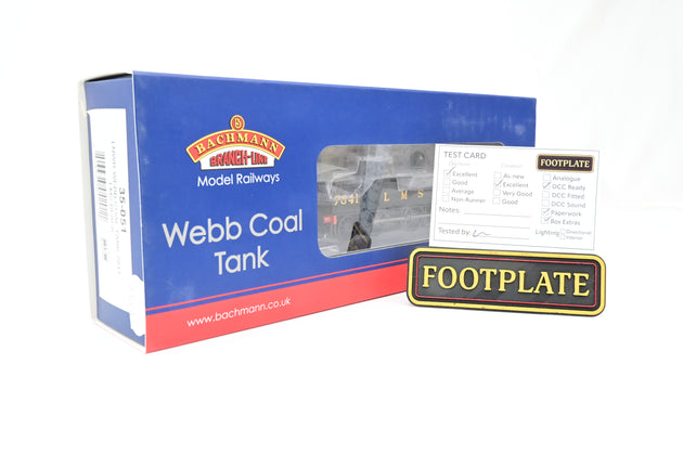 Bachmann OO Gauge 35-051 LNWR WEbb Coal Tank LMS Black No.7841 - Boxed