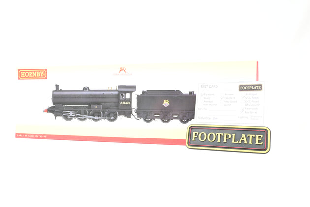 Hornby OO Gauge R3425 BR Black Early Emblem Class Q6 No.63443 - Boxed