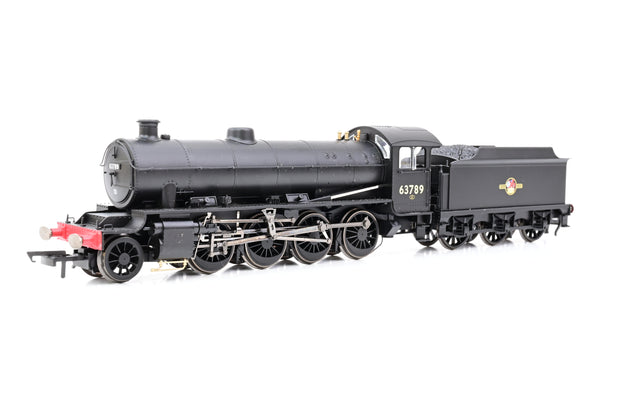 Hornby OO Gauge R3090 BR 2-8-0 Thompson Class O1 BR Black Late Crest No.63789 - Boxed