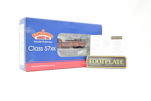 Bachmann OO Gauge 32-217 London Transport Maroon Class 57xx Pannier No.L89 - Boxed