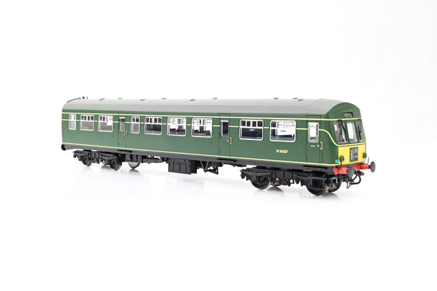 Bachmann OO Gauge 32-286 BR Green 2 Car Class 101 w/Small Yellow Panels - Boxed