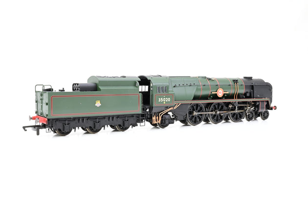 Hornby OO Gauge R2204 BR Green Early Emblem Merchant Navy No.35020 'Bibby Line' - Boxed