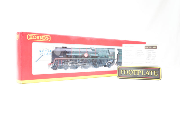 Hornby OO Gauge R2204 BR Green Early Emblem Merchant Navy No.35020 'Bibby Line' - Boxed