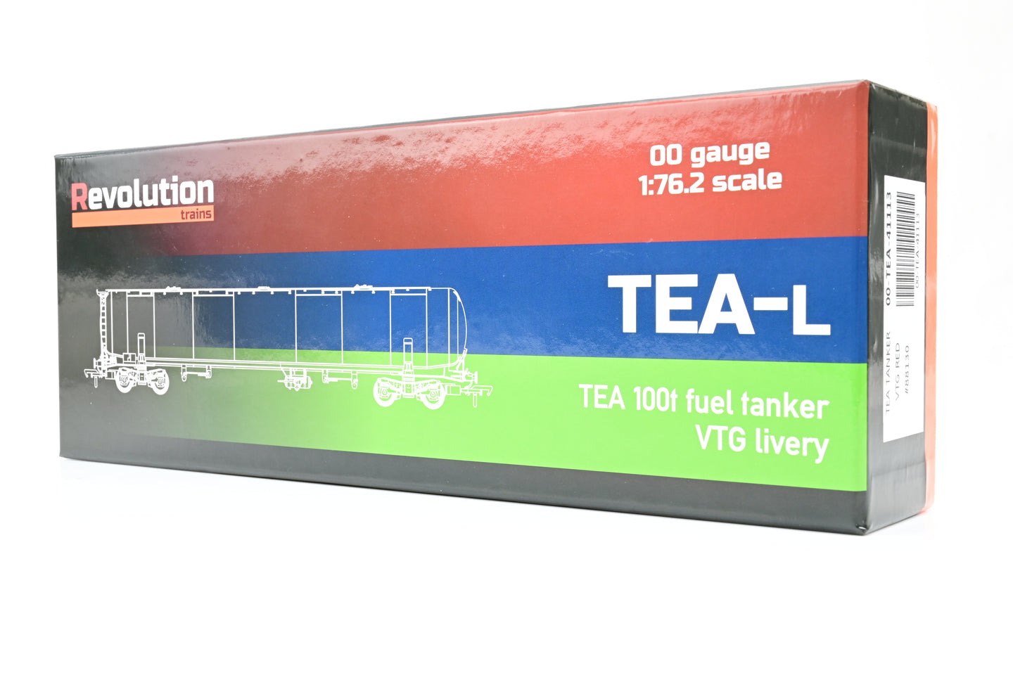 Revolution Trains OO Gauge OO-TEA-41113 VTG Red TEA Tanker No.88130 - Boxed