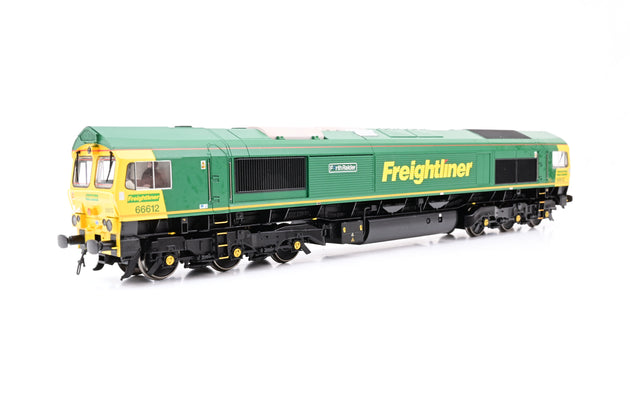 Bachmann OO Gauge 32-728DS Freightliner Green & Yellow Class 66 No.66612 'Forth Raider' -  Boxed