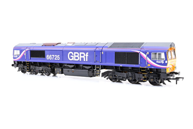 Bachmann OO Gauge 32-978 Class 66/6 Diesel First GBRf No.66725 'Sunderland AFC' - Boxed