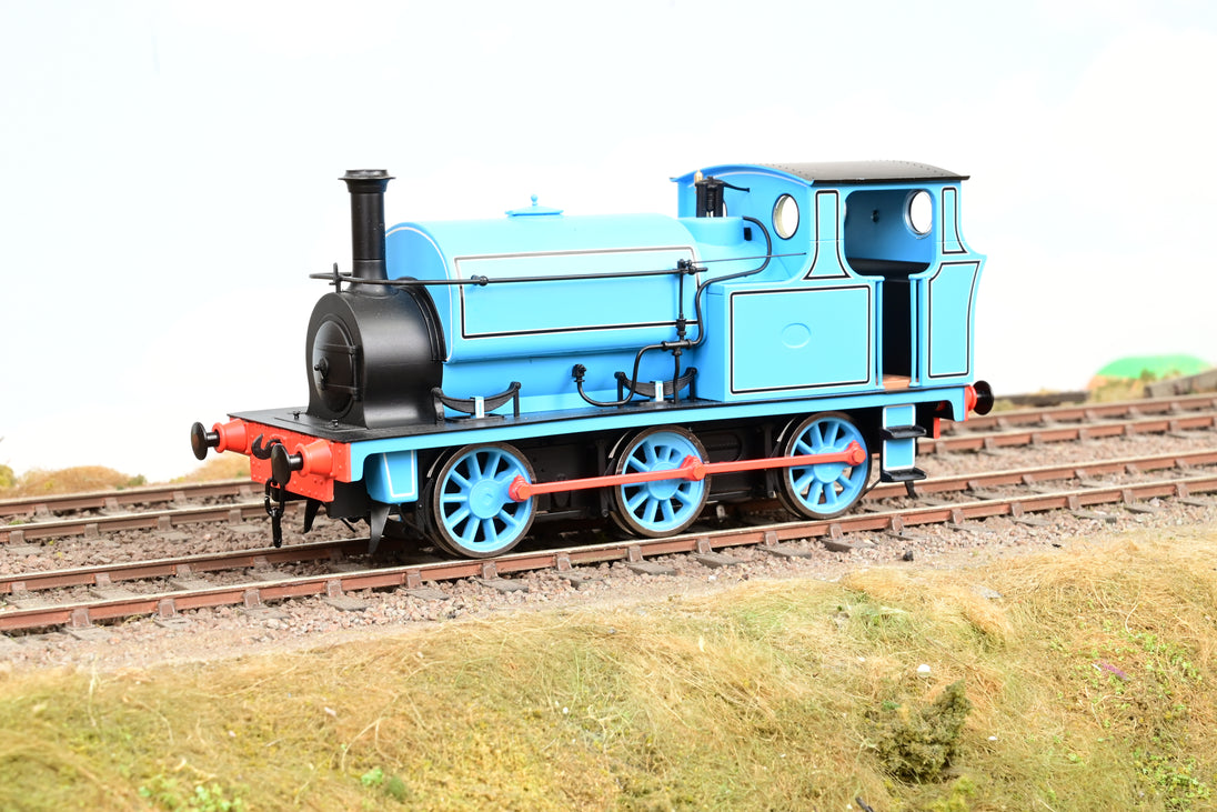 EFE Rail 7mm O Gauge E85708 Hudswell Clarke 0-6-0 Tank Lined Blue
