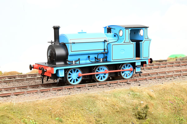 EFE Rail 7mm O Gauge E85708 Hudswell Clarke 0-6-0 Tank Lined Blue