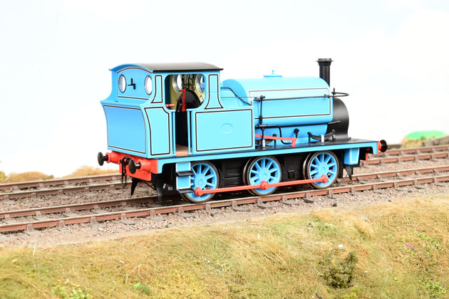 EFE Rail 7mm O Gauge E85708 Hudswell Clarke 0-6-0 Tank Lined Blue