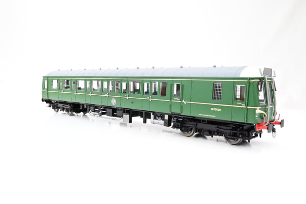 Dapol 7mm O Gauge 7D-009-001 BR Green Late Crest w/ Speed Whiskers Class 121 Single-Car DMU No.W55020 - Boxed