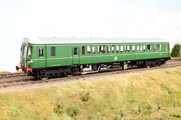 Dapol 7mm O Gauge 7D-009-001 BR Green Late Crest w/ Speed Whiskers Class 121 Single-Car DMU No.W55020 - Boxed