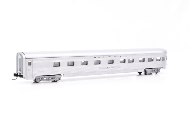 Con-Cor N Gauge Rake of5 Santa Fe Corrugated Passenger Car Set - Boxed