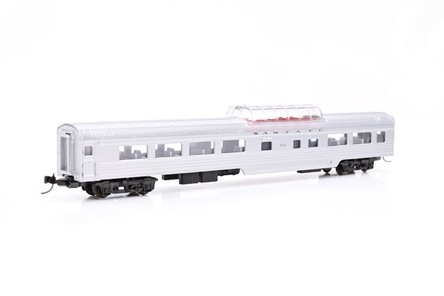 Con-Cor N Gauge Rake of5 Santa Fe Corrugated Passenger Car Set - Boxed