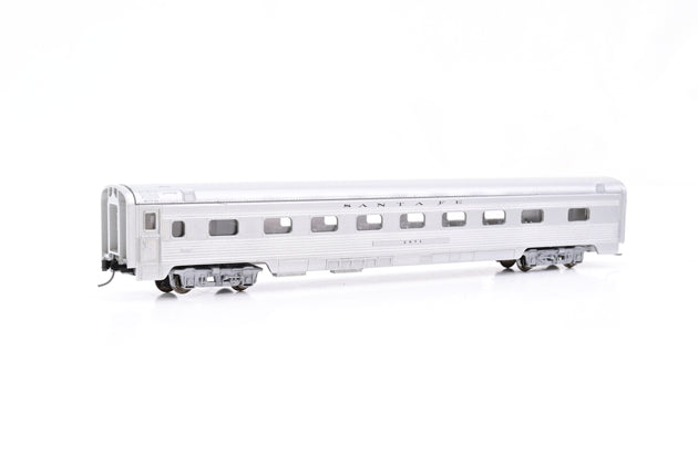 Con-Cor N Gauge Rake of5 Santa Fe Corrugated Passenger Car Set - Boxed